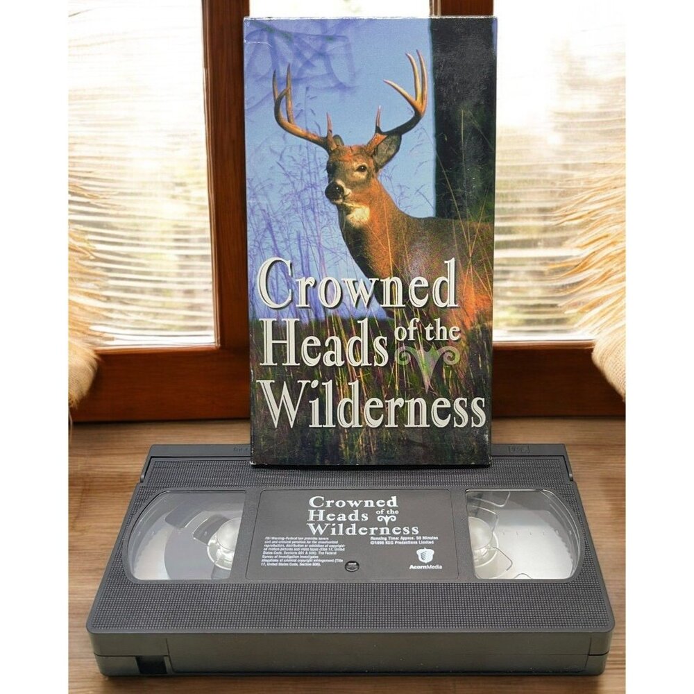 Crowned Heads Of The Wilderness VHS Documentary White Tail Deer Moose Antelope